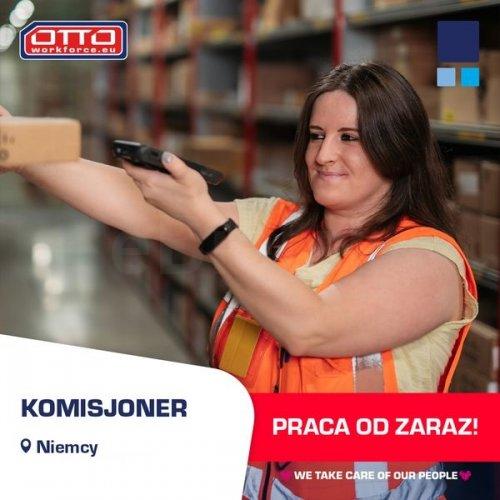 Pracownik magazynu/ komisjoner  12,43 - 13,50 euro/h - DE