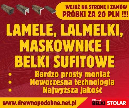 Drewnopodobne belki - Zamów PRÓBKI NASZYCH IMITACJI DREWNA