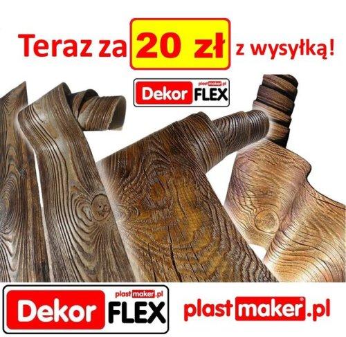 Maskownica drewnopodobna Na Wymiar, wierna imitacja drewna, elastyczne panele elewacyjne, lamele
