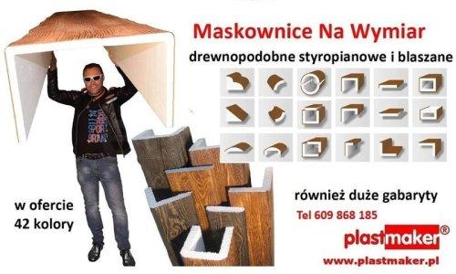 Maskownica drewnopodobna Na Wymiar, wierna imitacja drewna, elastyczne panele elewacyjne, lamele