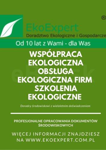 ROZLICZENIA ŚRODOWISKOWE EKSPERTYZY AUDYTY OPERATY EKOEXPERT BIAŁYSTOK