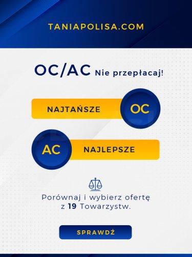 Najtańsza polisa OC i AC w Polsce