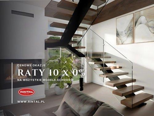 Schody na raty 10 × 0% - piękno i jakość dostępne od ręki