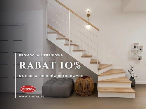 Sierpniowa promocja ? obicia schodów z rabatem 10%