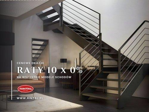 Schody na raty 10 × 0% - piękno i jakość dostępne od ręki
