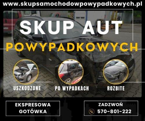 Skup Aut Powypadkowych, Uszkodzonych - Ekspresowa GOTÓWKA