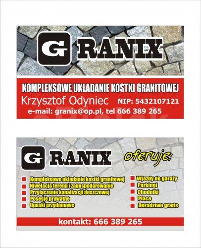 GRANIX, Krzysztof Odyniec, Ogrodowa  87D, Bielsk Podlaski (tel. 666-389-265)