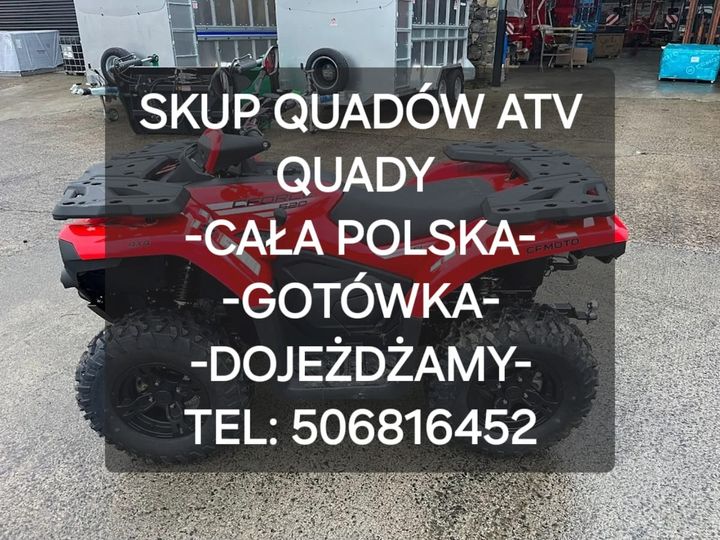 SKUP QUADÓW QUAD QUADY ATV BUGGY SSV SKUTERÓW WO - Ogłoszenie Bielsk Podlaski | eBielsk.pl